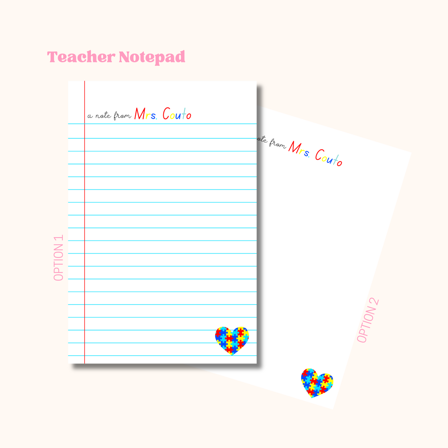 Autism Teacher Notepad